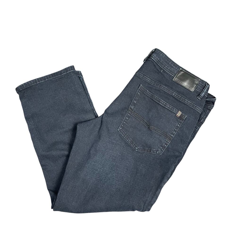 Buffalo David Bitton Jackson-X Straight Stretch Jeans Black Sz 38x30 Comfort